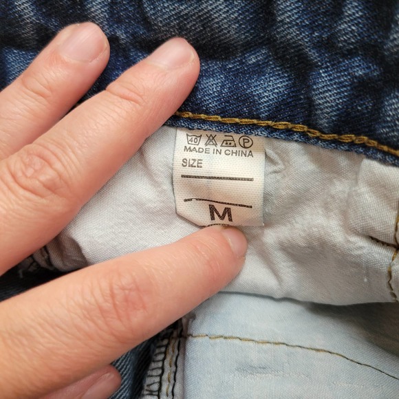 Unbranded Denim Cuffed Shorts - Picture 5 of 5